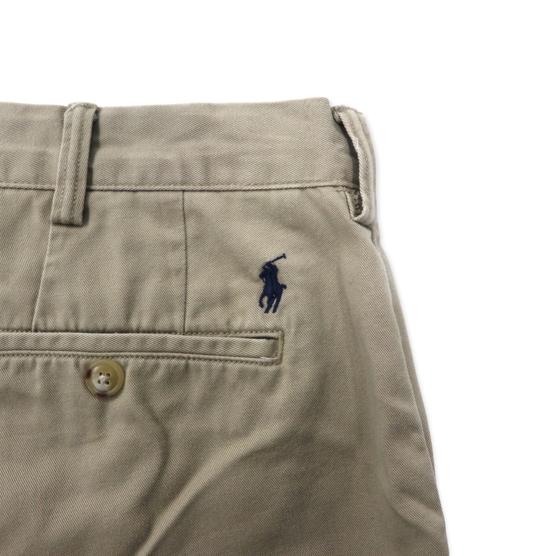 POLO RALPH LAUREN Classic Fit Chino Pants 36 Beige Cotton TALON Zip THE POLO CHINO