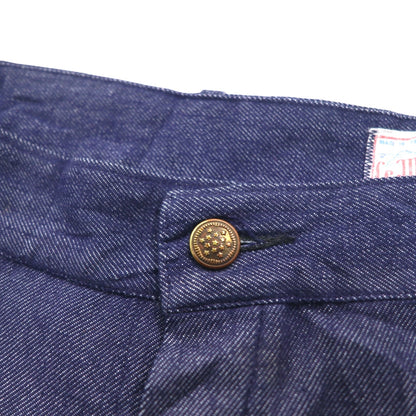 Le Mont Saint Martin 70年代 フランス製 フレンチワーク デニムパンツ 3XL インディゴ ブルー TERGAL