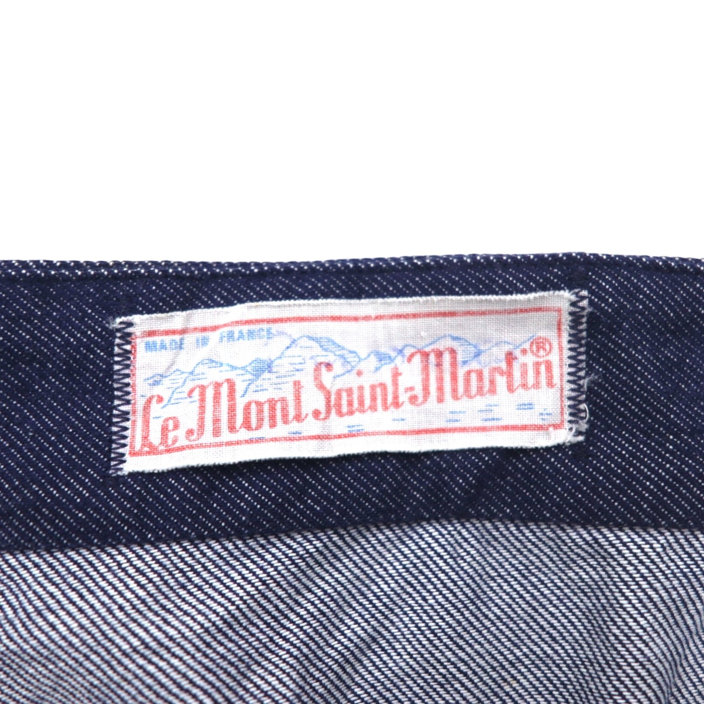 Le Mont Saint Martin 70年代 フランス製 フレンチワーク デニムパンツ 3XL インディゴ ブルー TERGAL