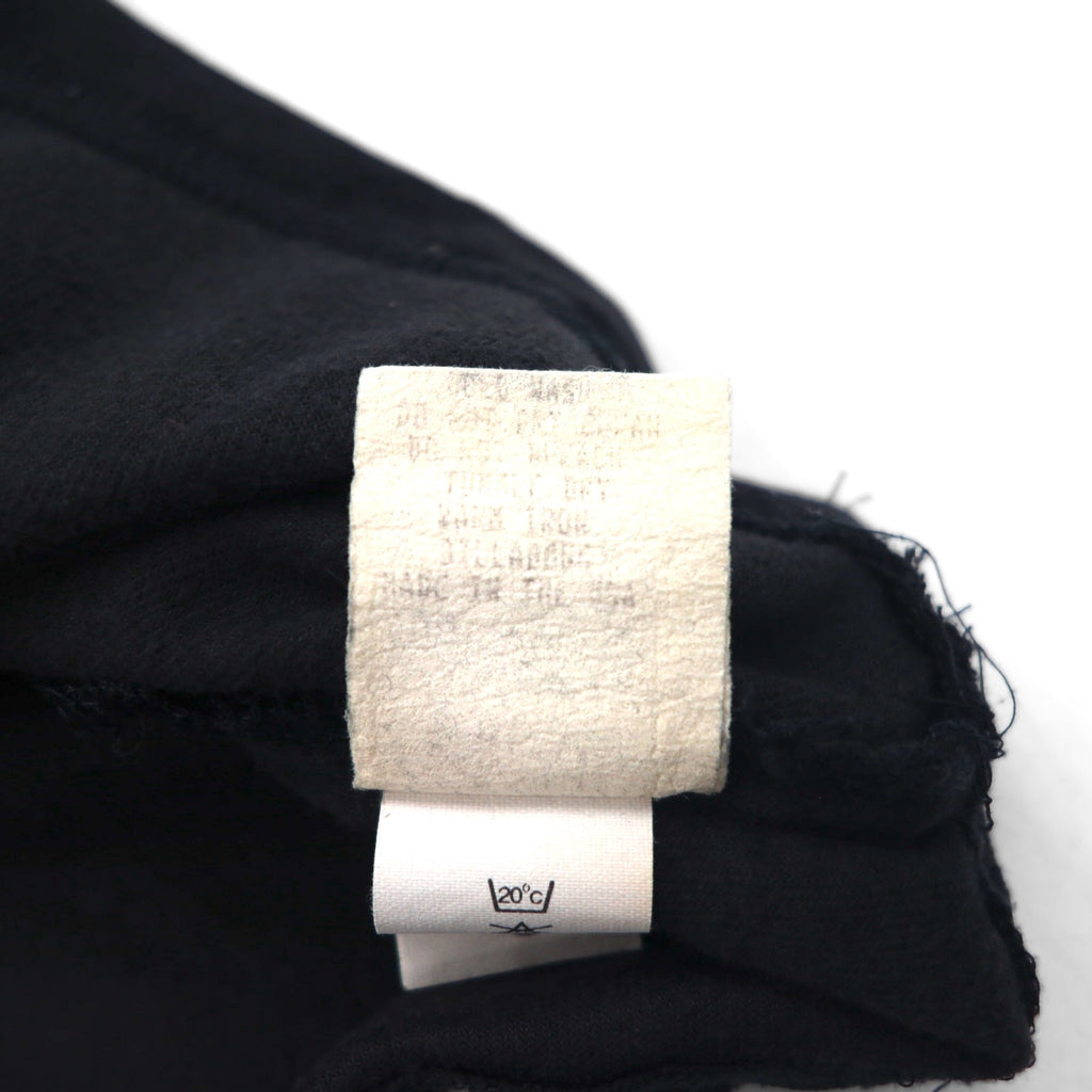 Billabong 90s USA made velour polo shirt XL black cotton polyester one point logo embroidery
