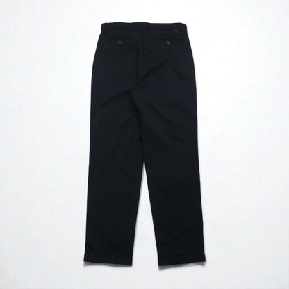 NAUTICA 2-pleat Wide Leg Slacks, Size M, Black, RIGGER Cotton