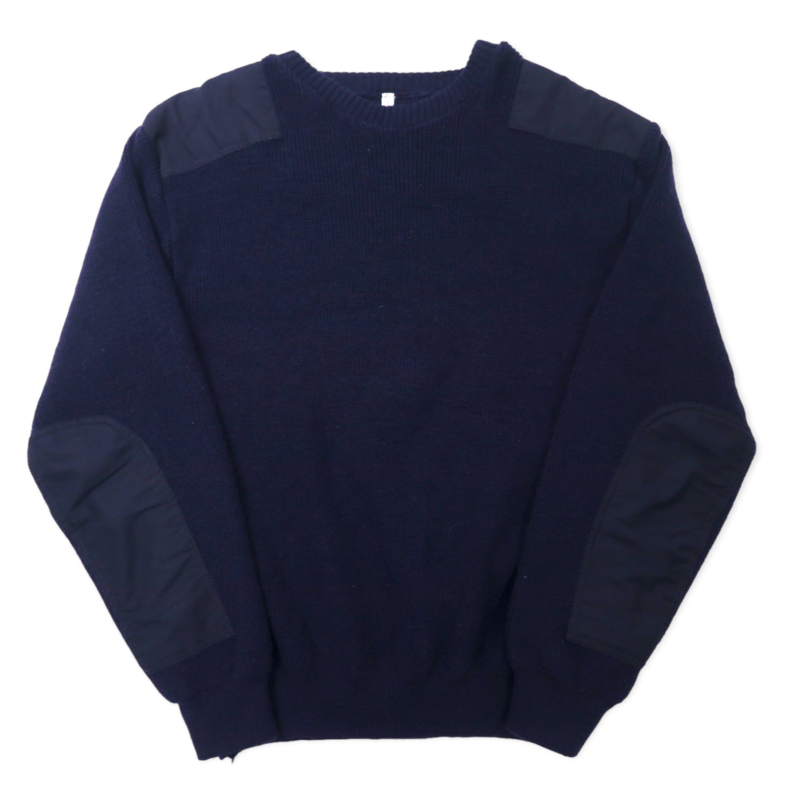 日本然リトテ-古着オンライン-BRITISH ARMY 00年代 イギリス軍 コマンドニット セーター 7 ネイビー ウール ミリタリー 8405-17-109-5978 T.W.KEMPTON-British Army 00's British Army Command Knit Sweater 7 Navy Wool Military 8405-17-109-5978 T.W.KEMPTON