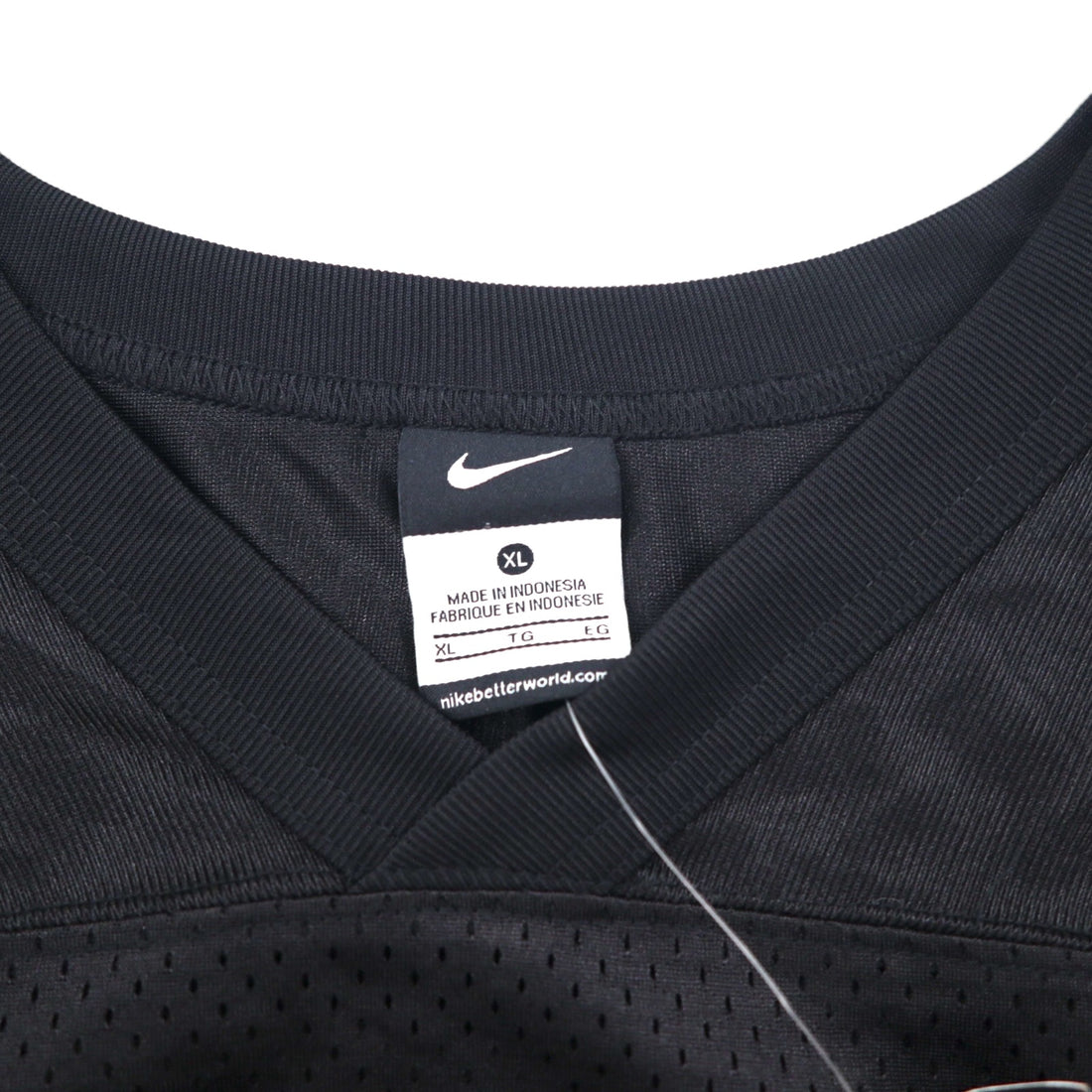 NIKE メッシュ ゲームシャツ XL ブラック ポリエステル スウォッシュ 678434-010 未使用品