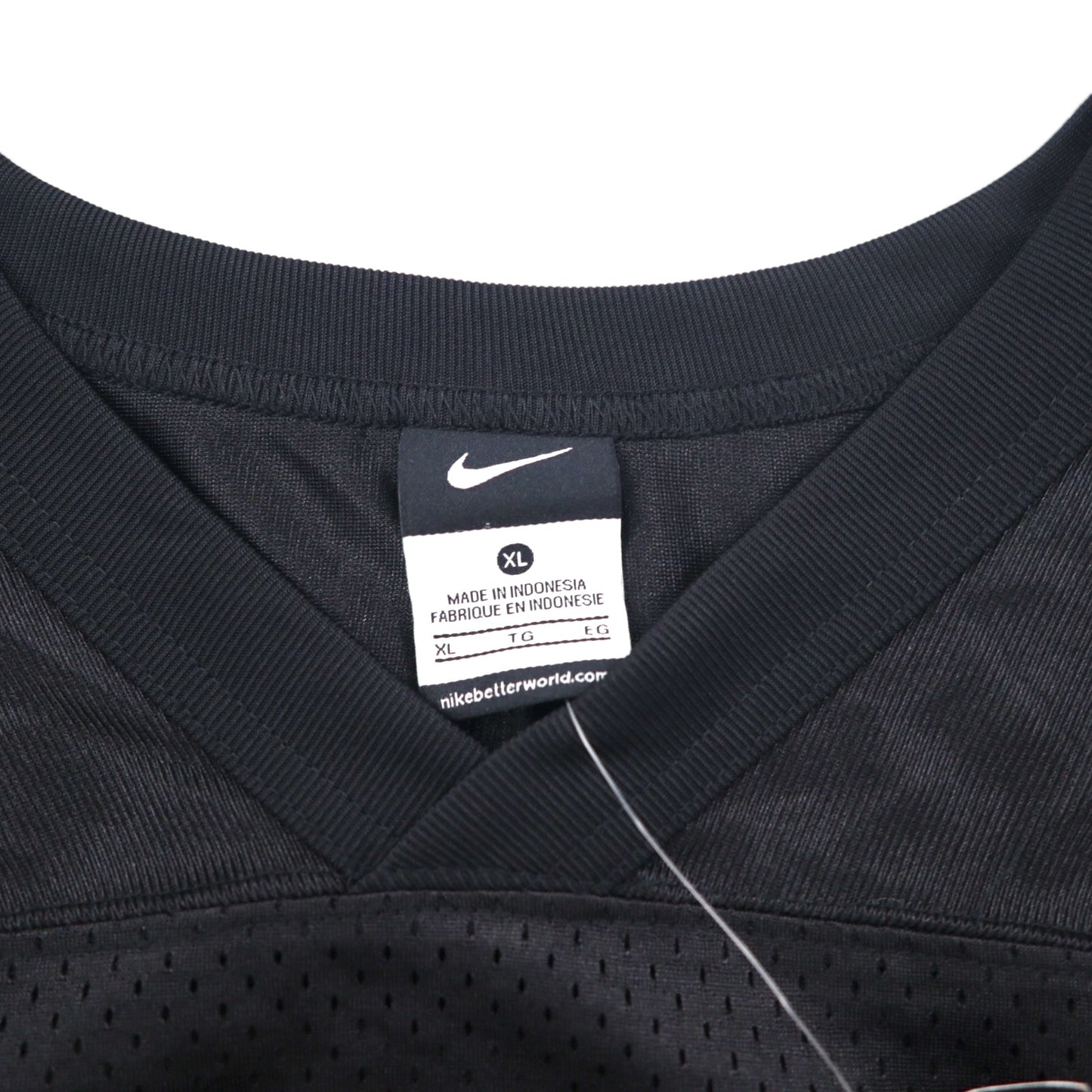 NIKE Mesh Game Shirt XL Black Polyester Swoosh 678434-010 Unused