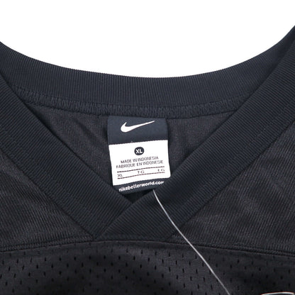 NIKE Mesh Game Shirt XL Black Polyester Swoosh 678434-010 Unused