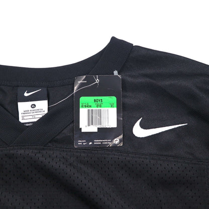 NIKE Mesh Game Shirt XL Black Polyester Swoosh 678434-010 Unused