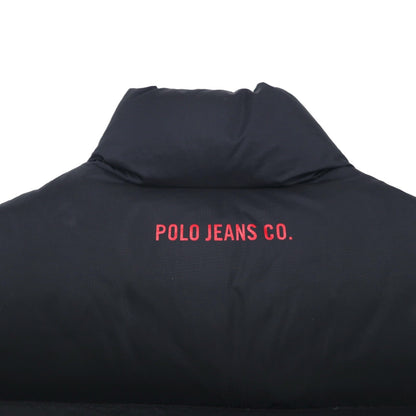 POLO JEANS CO. Ralph Lauren 90年代 ボリューム  ダウンベスト S ブラック リップストップ