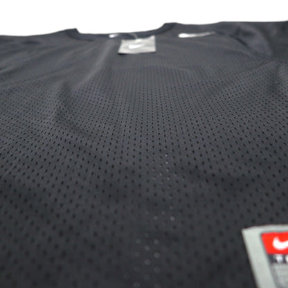 NIKE Mesh Game Shirt XL Black Polyester Swoosh 678434-010 Unused