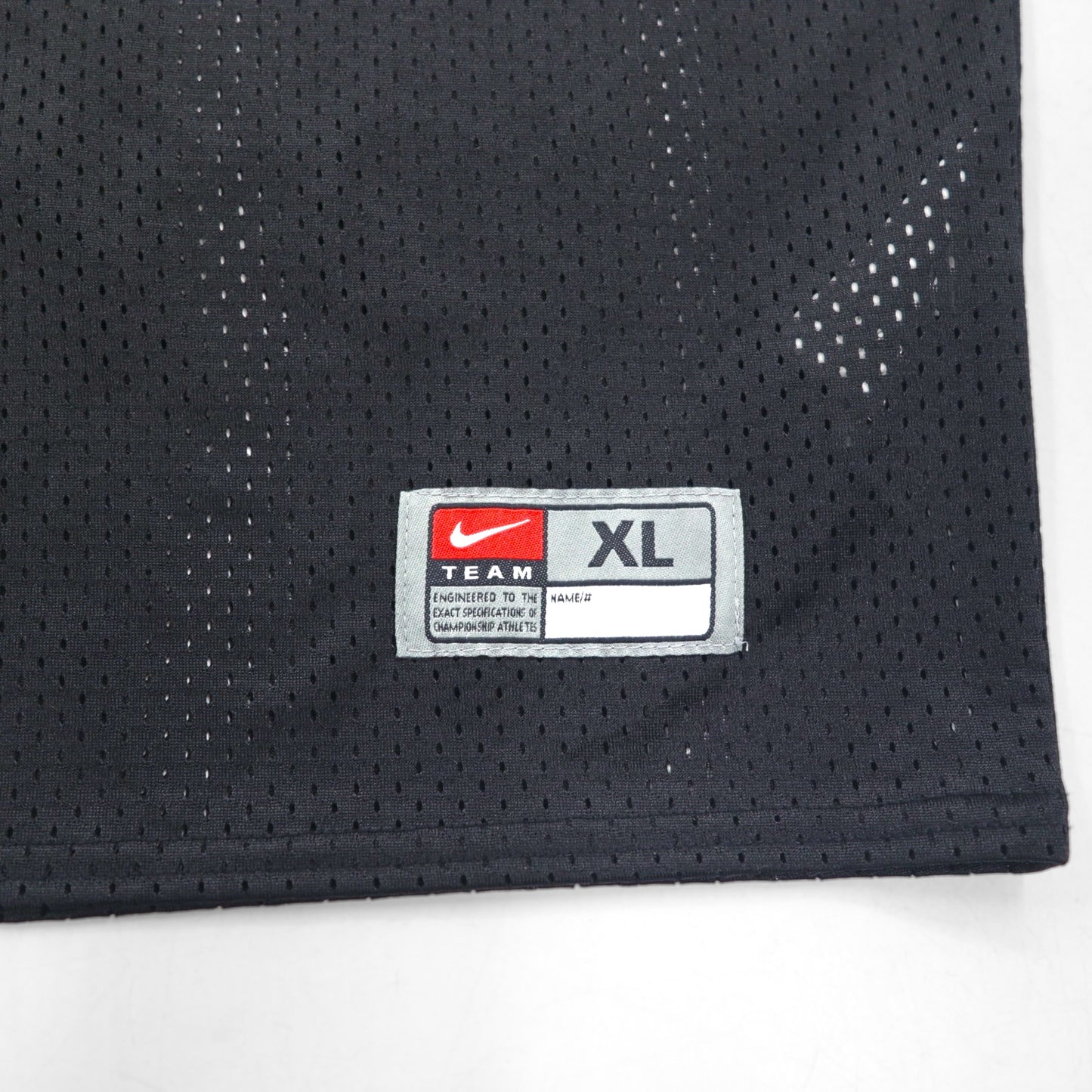 NIKE Mesh Game Shirt XL Black Polyester Swoosh 678434-010 Unused