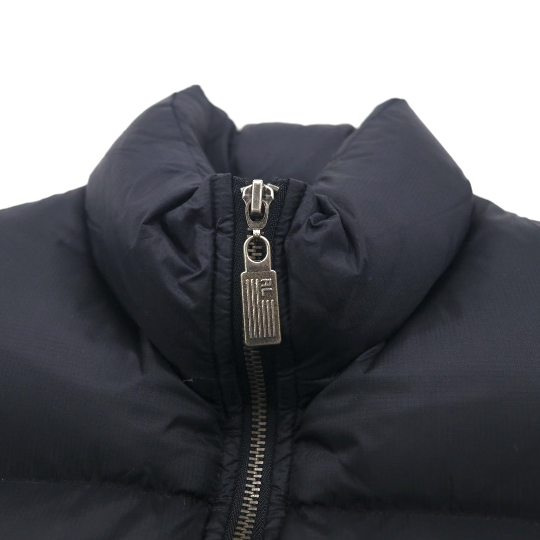 POLO JEANS CO. Ralph Lauren 90年代 ボリューム  ダウンベスト S ブラック リップストップ
