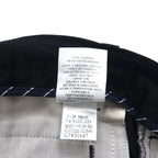 NAUTICA 2-pleat Wide Leg Slacks, Size M, Black, RIGGER Cotton