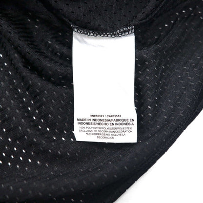 NIKE Mesh Game Shirt XL Black Polyester Swoosh 678434-010 Unused