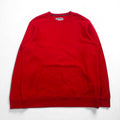 AND1 2000s Blank Sweatshirt, Size XL, Red, Solid Color, Fleece Lining, Front Pocket