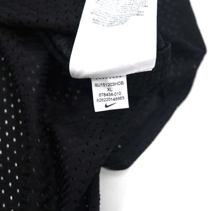 NIKE Mesh Game Shirt XL Black Polyester Swoosh 678434-010 Unused