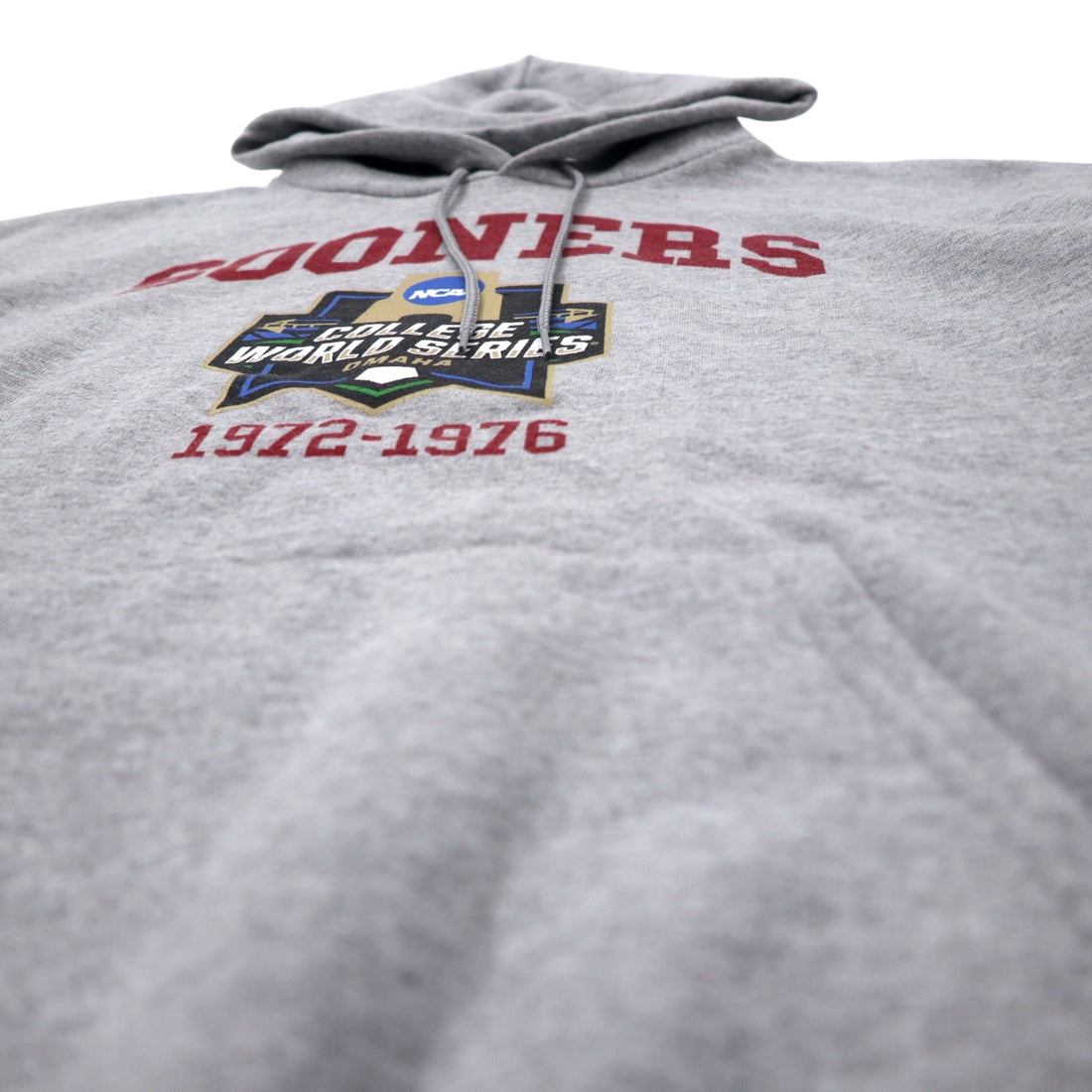 Champion ECO College Print Hoodie 3XL Grey Cotton Fleece Lining NCAA SOONERS Big Size