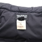 POLO JEANS CO. Ralph Lauren 90年代 ボリューム  ダウンベスト S ブラック リップストップ