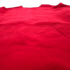 AND1 2000s Blank Sweatshirt, Size XL, Red, Solid Color, Fleece Lining, Front Pocket