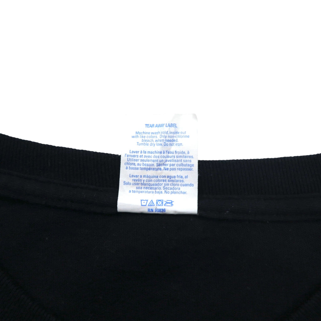 NFL グリーンベイ パッカーズ GREEN BAY PECKERS ロングスリーブTシャツ ロンT XL ブラック ホンジュラス製