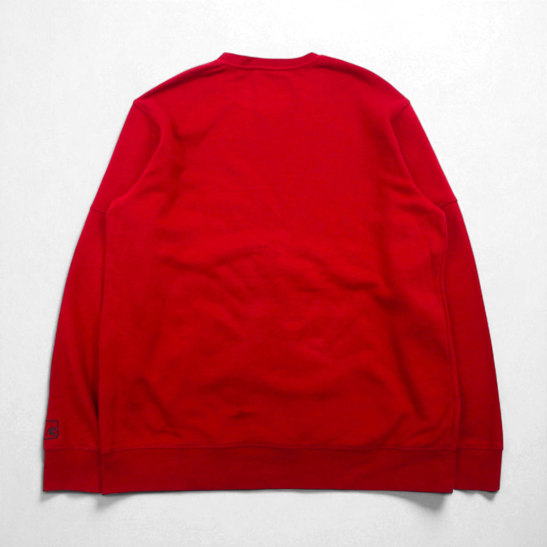 AND1 2000s Blank Sweatshirt, Size XL, Red, Solid Color, Fleece Lining, Front Pocket