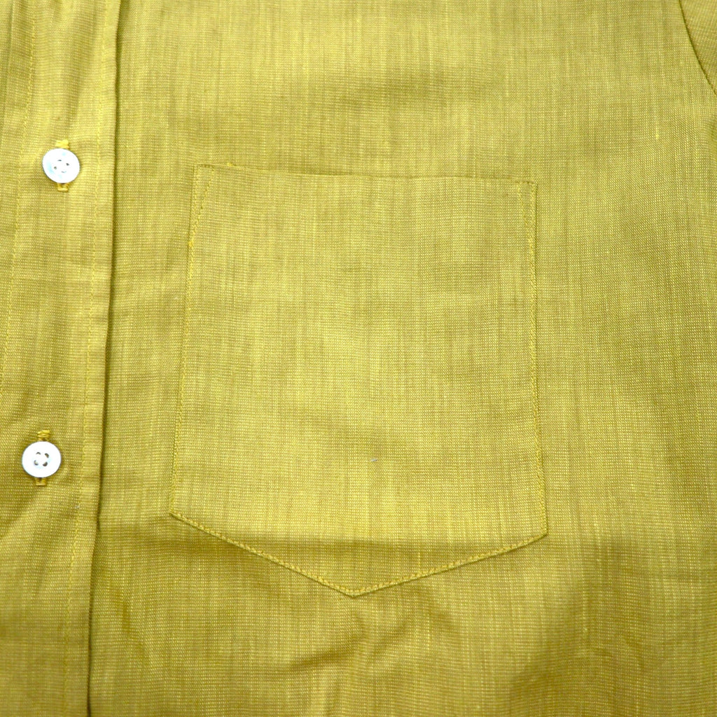 TOWNCRAFT ( Penneys ) 60年代 PENN-PREST 半袖 ボタンダウンシャツ M キャメル コットン