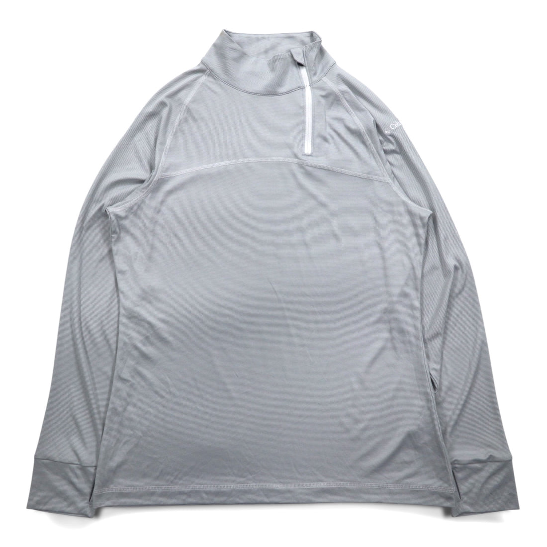 Columbia ハーフジップ トップス ロンT M グレー OMNI-WICK NEW CLASSIC PULLOVER 19S97WL