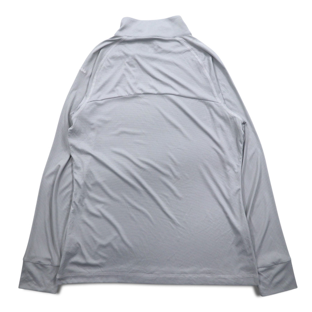 Columbia ハーフジップ トップス ロンT M グレー OMNI-WICK NEW CLASSIC PULLOVER 19S97WL