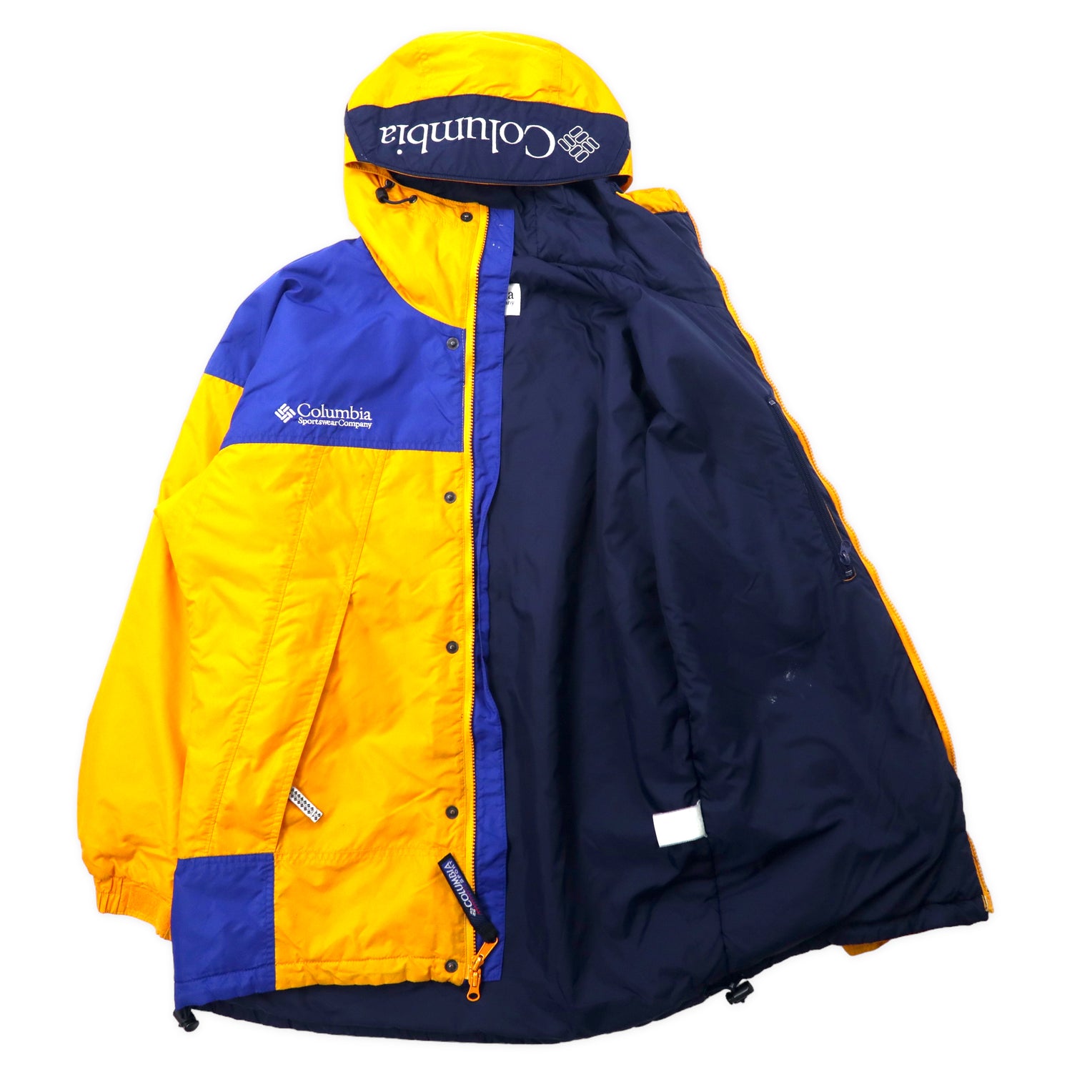 90s columbia nylon hoodie
