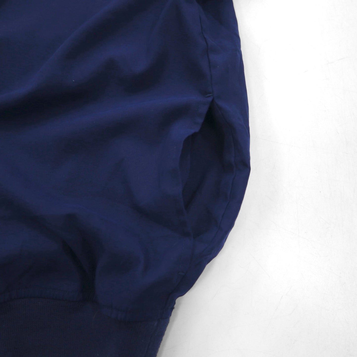 Eddie Bauer ピステ プルオーバー ナイロンジャケット L ネイビー ポリエステル 撥水 ワンポイントロゴ刺繍 サイドポケット