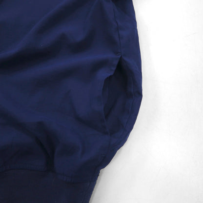 Eddie Bauer ピステ プルオーバー ナイロンジャケット L ネイビー ポリエステル 撥水 ワンポイントロゴ刺繍 サイドポケット