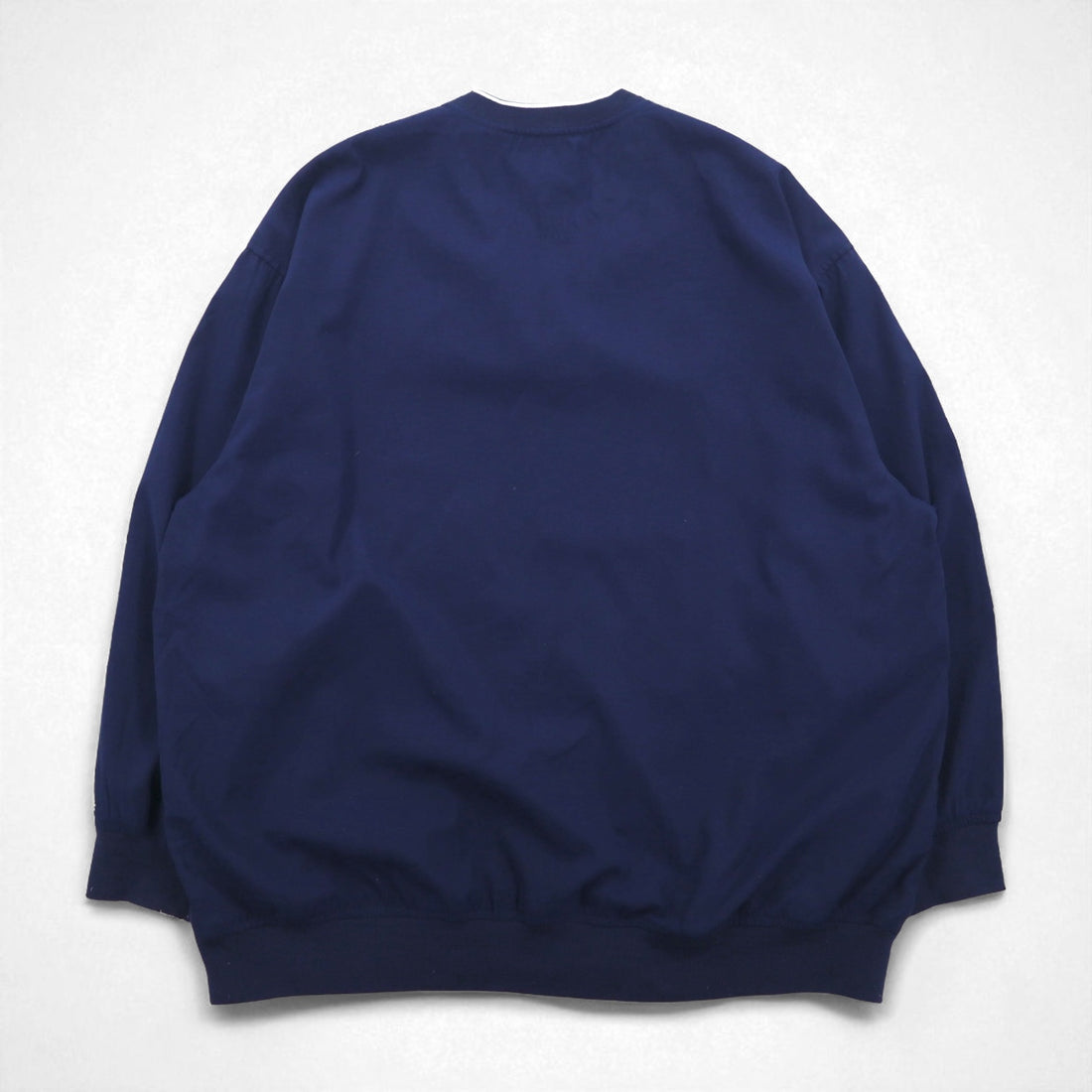 Eddie Bauer Piste Pullover Nylon Jacket, Size L, Navy, Water-Repellent, Polyester, One-Point Logo Embroidery, Side Pockets