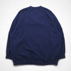 Eddie Bauer Piste Pullover Nylon Jacket, Size L, Navy, Water-Repellent, Polyester, One-Point Logo Embroidery, Side Pockets