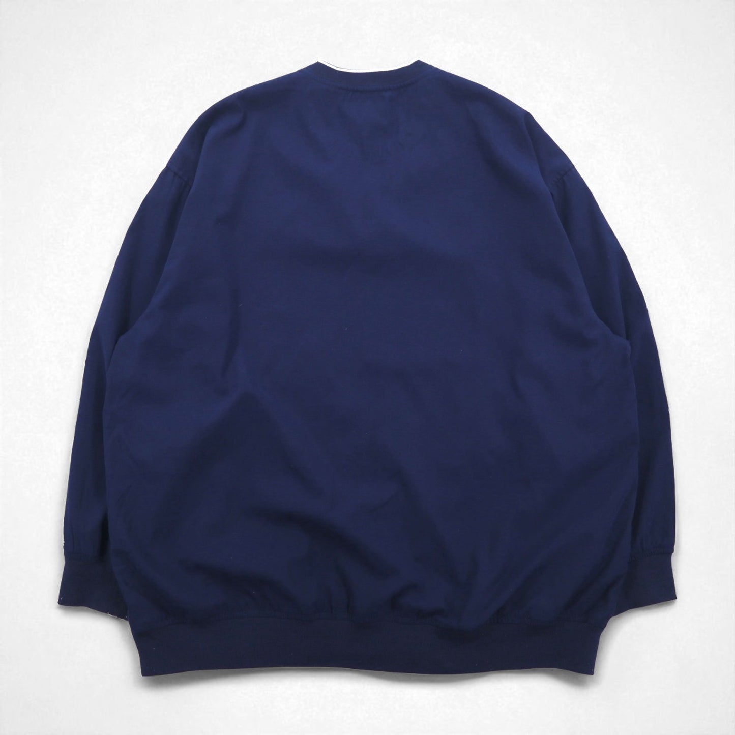 Eddie Bauer ピステ プルオーバー ナイロンジャケット L ネイビー ポリエステル 撥水 ワンポイントロゴ刺繍 サイドポケット