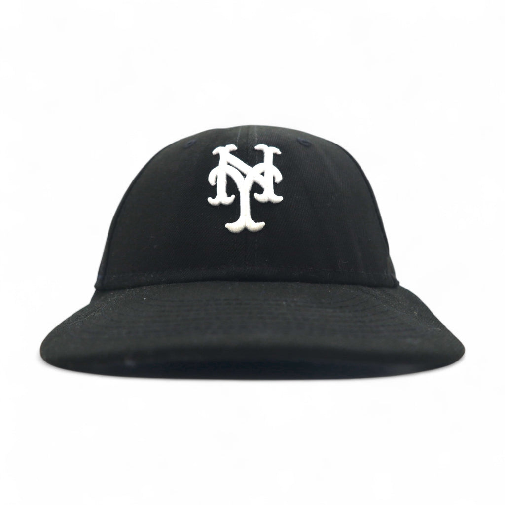 NEW ERA Baseball Cap 57.7cm Black Polyester MLB NY New York Mets