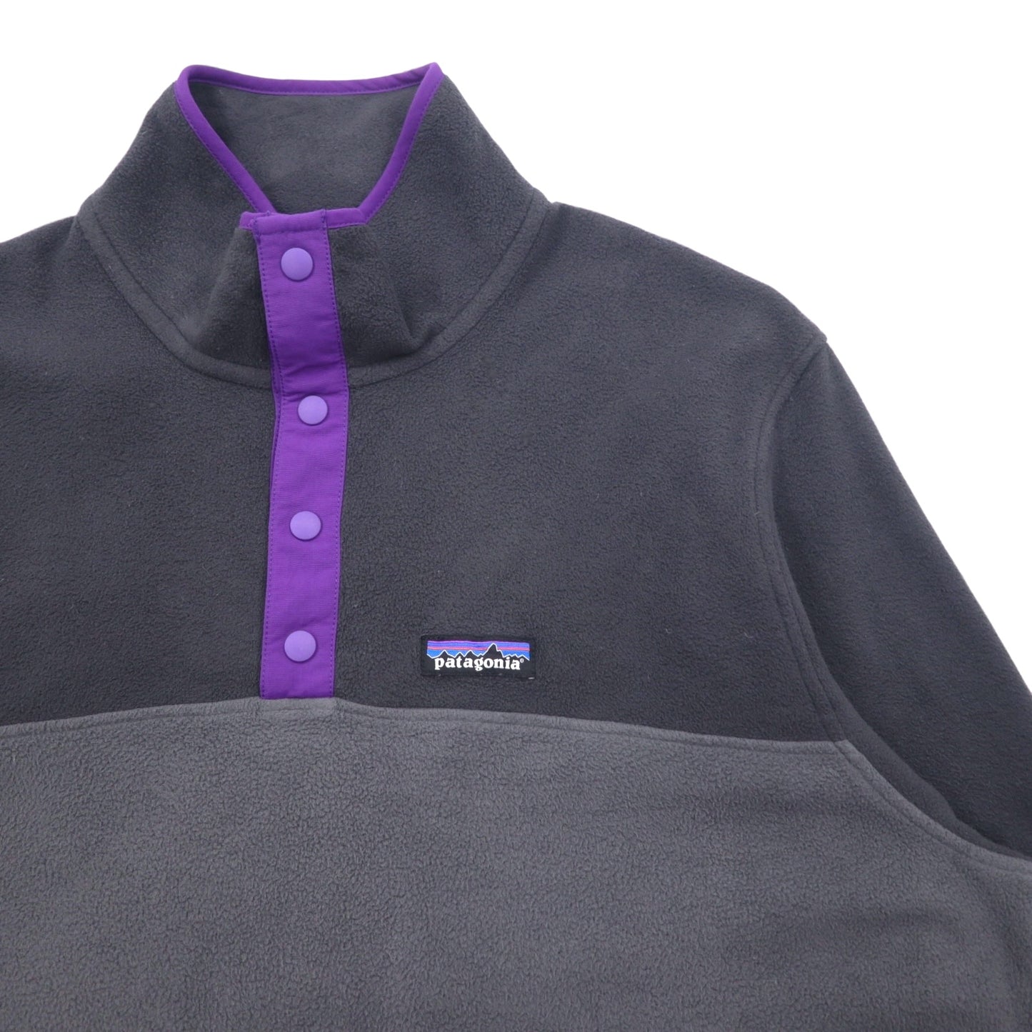 patagonia マイクロD スナップT フリース プルオーバー L グレー ポリエステル MICRO D SNAP-T FLEECE 26165