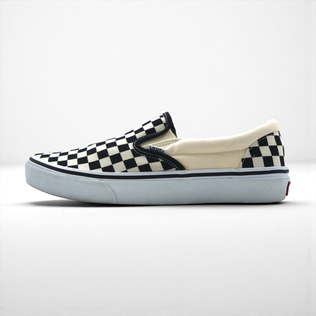 VANS フラッグチェッカー スリッポン SLIP ON スニーカー 28cm ホワイト V98CLA