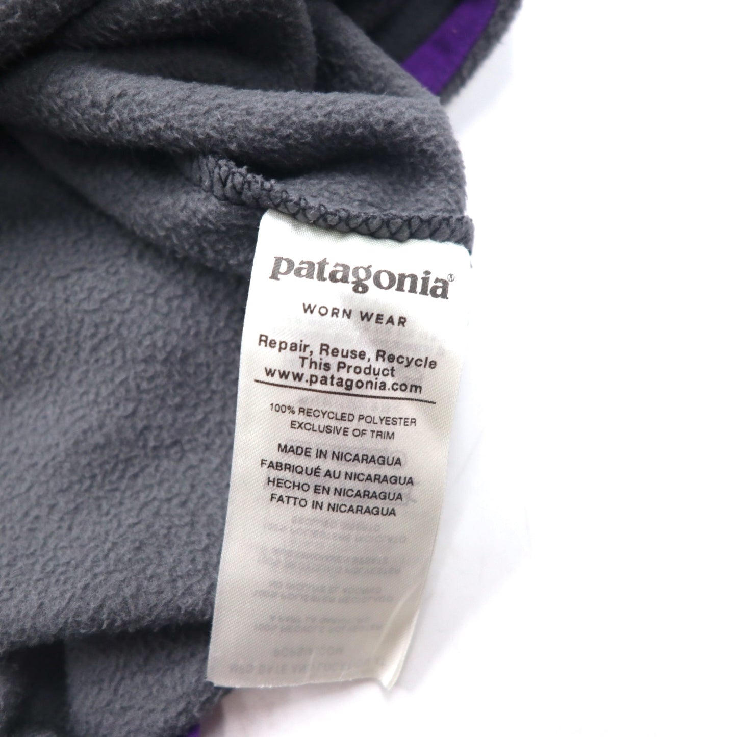 patagonia マイクロD スナップT フリース プルオーバー L グレー ポリエステル MICRO D SNAP-T FLEECE 26165