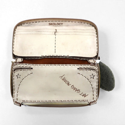 SKOLOCT × Ojaga design 長財布 LONG WALLET ラウンドジップ 総柄 ネオン TSUYOSHI NAKANO