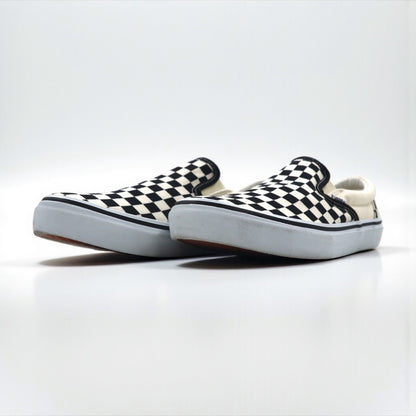 VANS フラッグチェッカー スリッポン SLIP ON スニーカー 28cm ホワイト V98CLA