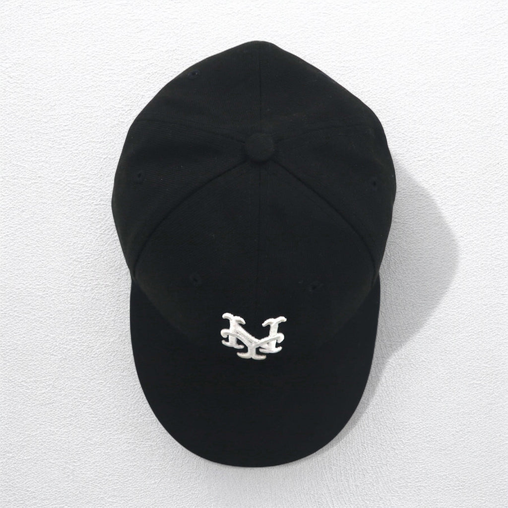 NEW ERA Baseball Cap 57.7cm Black Polyester MLB NY New York Mets