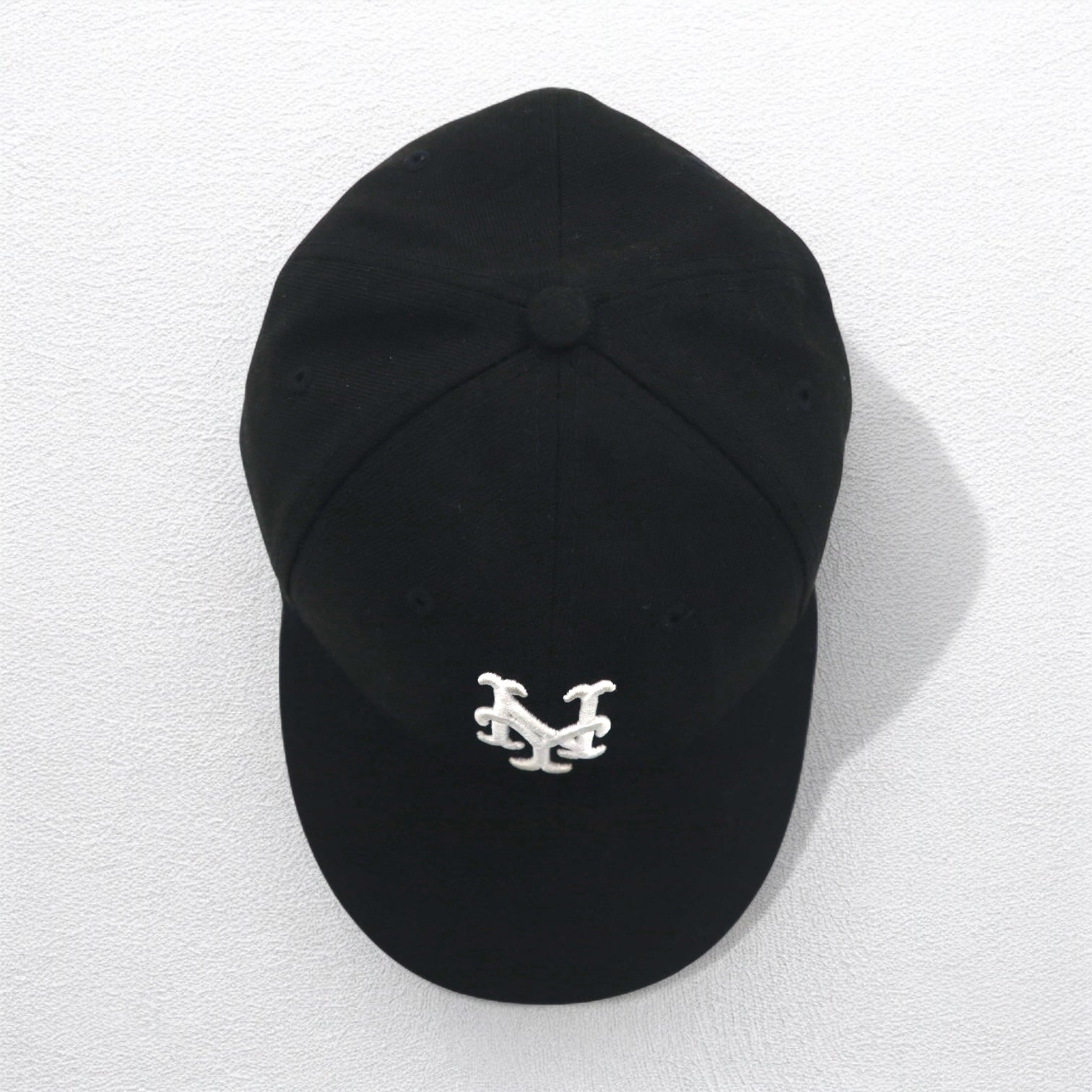 NEW ERA Baseball Cap 57.7cm Black Polyester MLB NY New York Mets