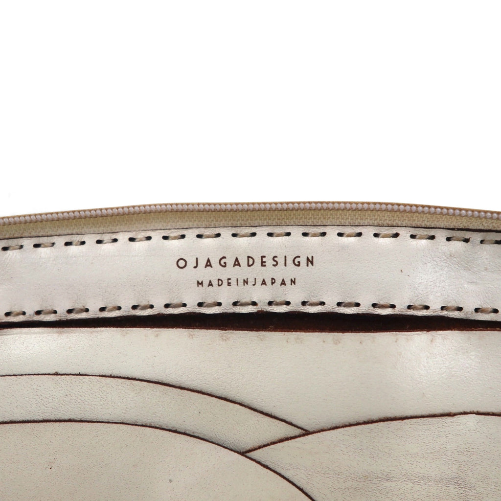 SKOLOCT x Ojaga design long wallet, round zip, all-over neon print, TSUYOSHI NAKANO