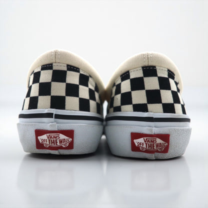 VANS フラッグチェッカー スリッポン SLIP ON スニーカー 28cm ホワイト V98CLA