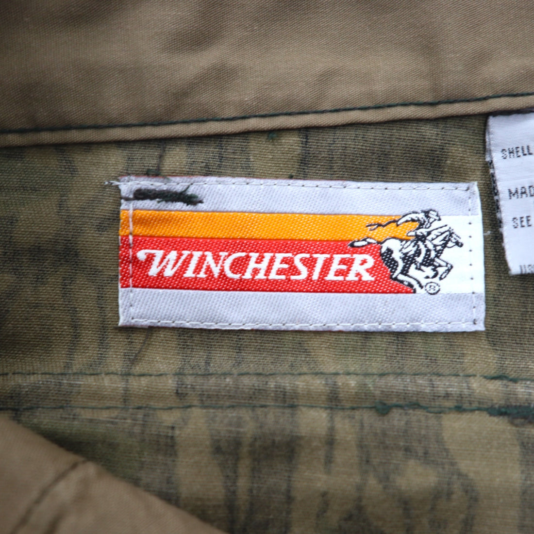 90年代 WINCHESTER ハンティングパンツ L カーキ リアルツリー カモフラ 切替 CONCEAL 裾ジップ