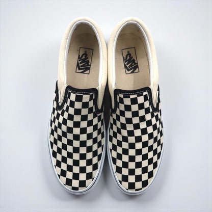 VANS フラッグチェッカー スリッポン SLIP ON スニーカー 28cm ホワイト V98CLA