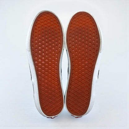 VANS フラッグチェッカー スリッポン SLIP ON スニーカー 28cm ホワイト V98CLA
