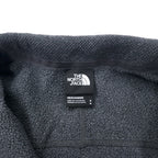 THE NORTH FACE Half Zip Fleece Jacket M Gray Polyester One Point Logo Embroidery