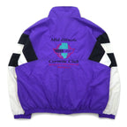 90s Holloway nylon jacket XL purple back embroidery Corvette Club Chevrolet