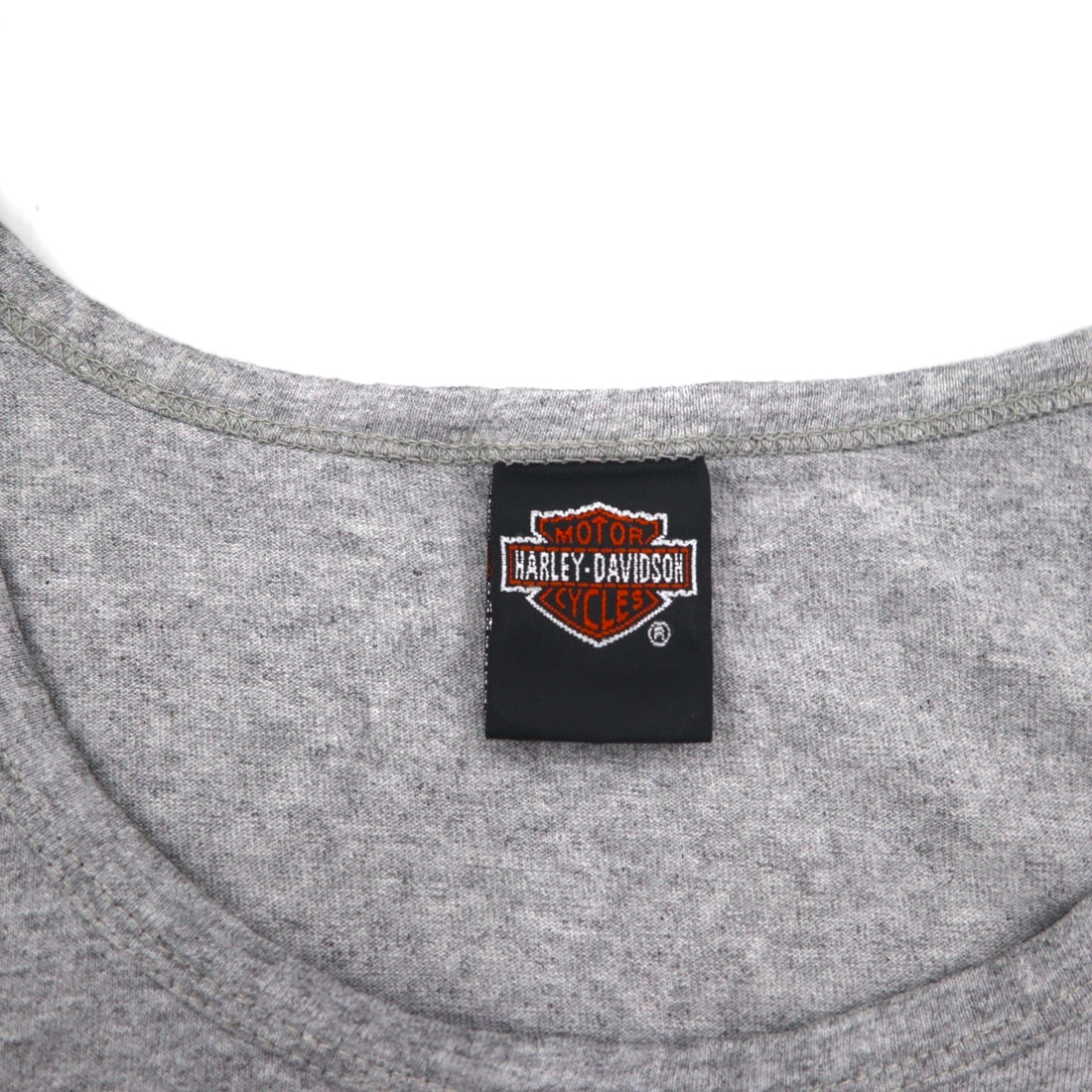 HARLEY DAVIDSON 90s Made in USA Tank Top L Grey Cotton HONOLULU HAWAII Double-sided Print