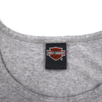 HARLEY DAVIDSON 90年代 USA製 タンクトップ L グレー コットン HONOLULU HAWAII 両面プリント