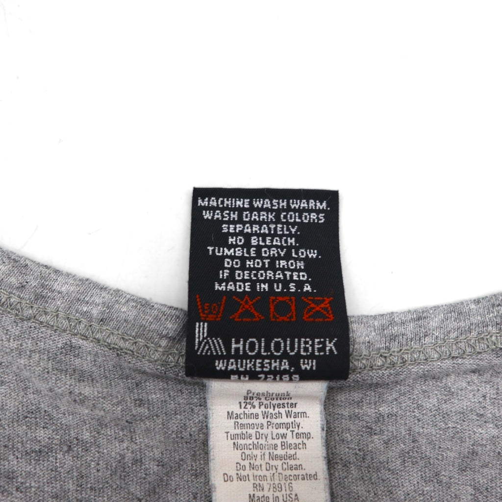 HARLEY DAVIDSON 90年代 USA製 タンクトップ L グレー コットン HONOLULU HAWAII 両面プリント